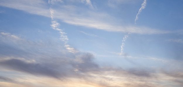 空のグラデーションの写真