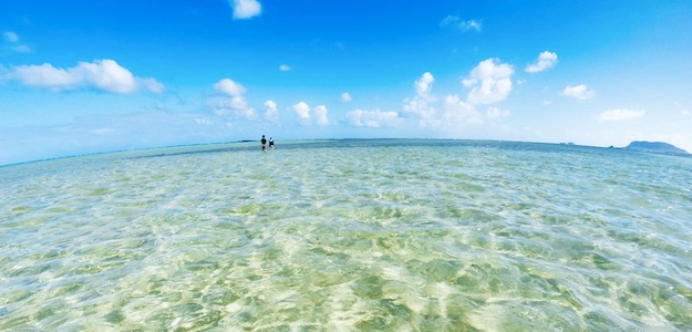 青い海と空の写真