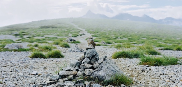 登山道の写真